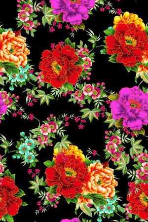 欧美流行印花华亿平台图片