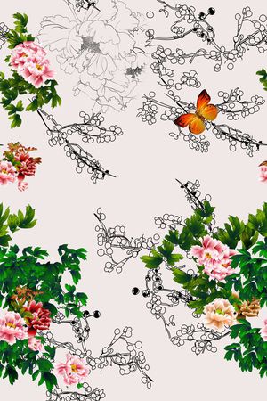 时尚印花华亿平台图片