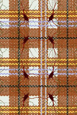 格子印花华亿平台图片