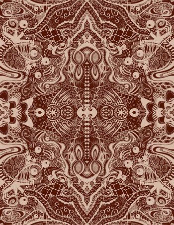 487799-复古 传统纹路系列之一 沙发布 家