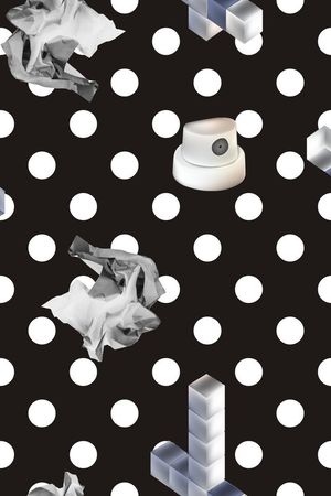 波点几何 立体几何  数码印花 方块 衬衫印花 简单 时尚 大牌 潮流印花 女装印花 传统印花 T恤印花 波点 圆点印花华亿平台图片