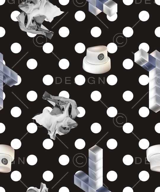 波点几何 立体几何  数码印花 方块 衬衫印花 简单 时尚 大牌 潮流印花 女装印花 传统印花 T恤印花 波点 圆点印花华亿平台图片