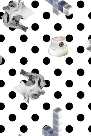 波点几何 立体几何  数码印花 方块 衬衫印花 简单 时尚 大牌 潮流印花 女装印花 传统印花 T恤印花 波点 圆点印花华亿平台图片