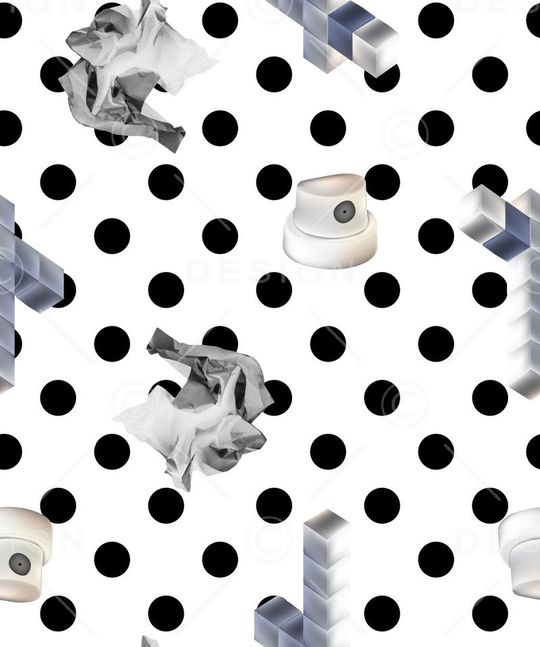 波点几何 立体几何  数码印花 方块 衬衫印花 简单 时尚 大牌 潮流印花 女装印花 传统印花 T恤印花 波点 圆点印花华亿平台图片