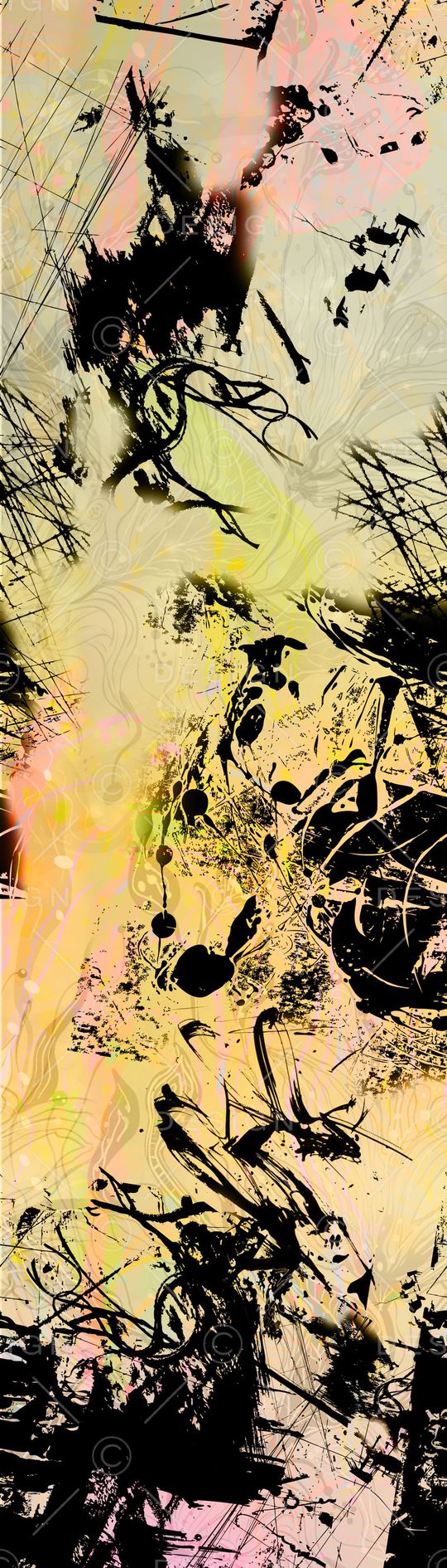 笔触印花华亿平台图片