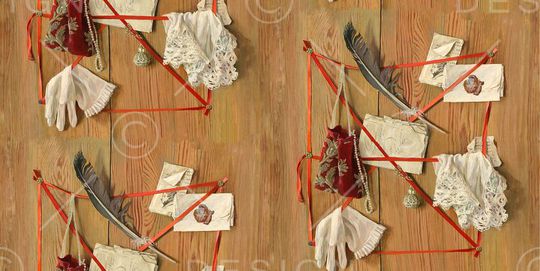 红丝带印花华亿平台图片