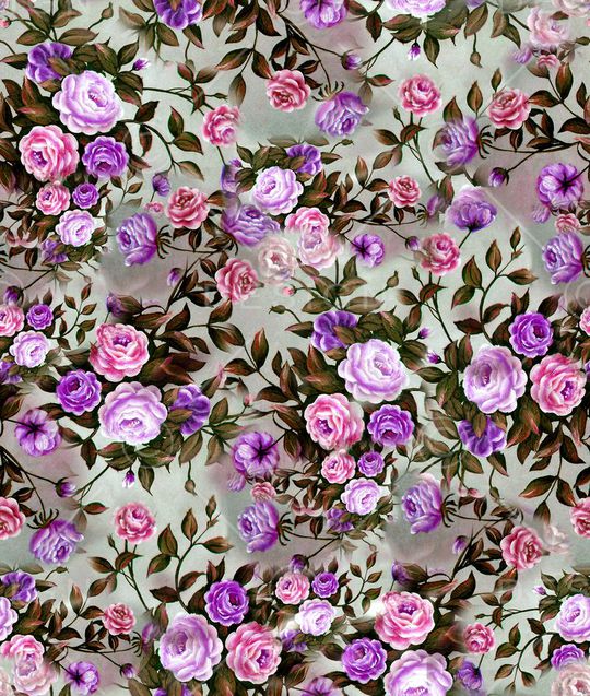 花卉田园生活印花华亿平台图片