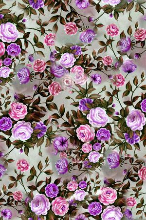 花卉田园生活印花华亿平台图片