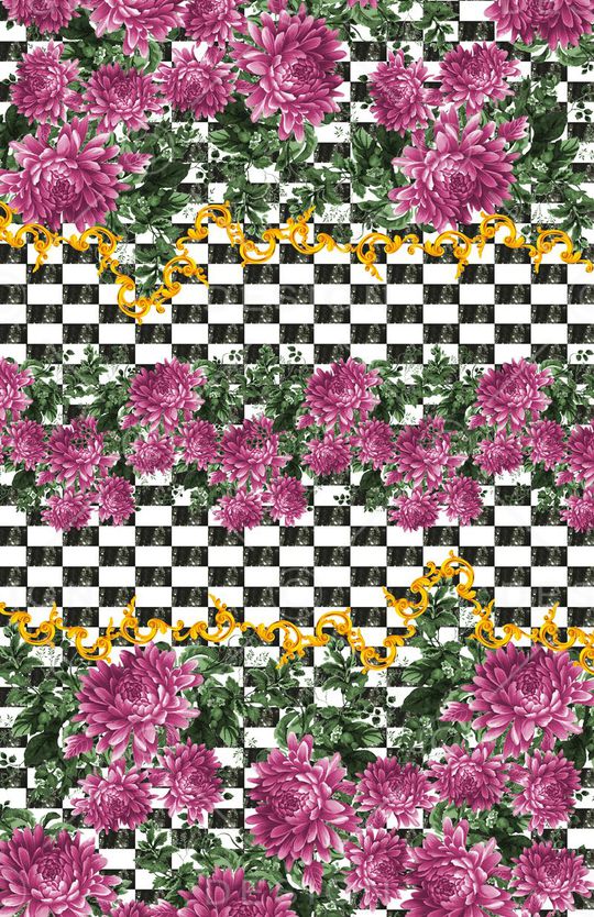 中西结合印花华亿平台图片