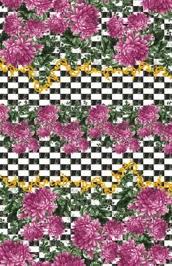 中西结合印花华亿平台图片