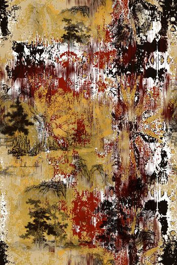 487961-原创时尚大牌水墨画肌理大理石华亿平台