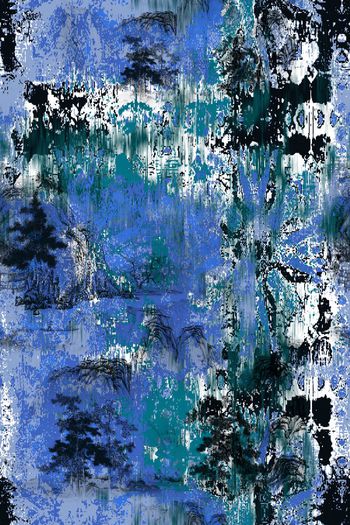 487962-原创时尚大牌水墨画肌理大理石华亿平台