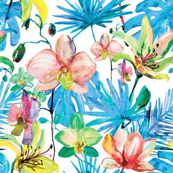 487986-原创时尚花卉叶子华亿平台