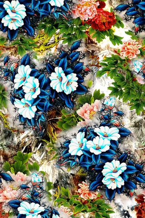 抽象印花华亿平台图片