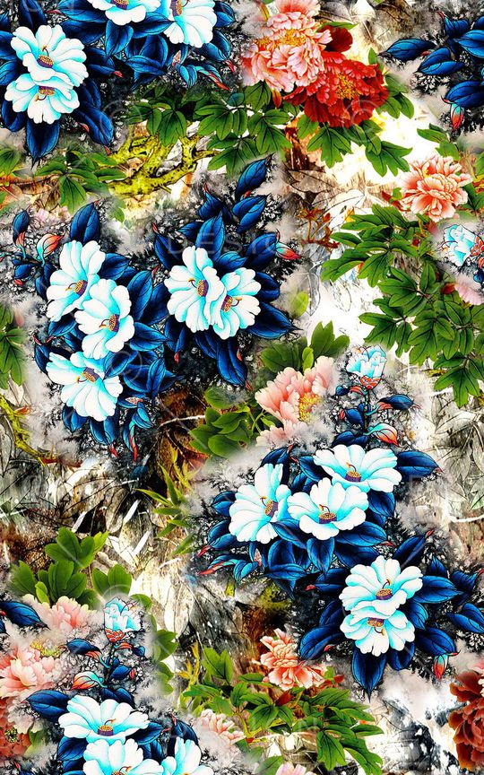 抽象印花华亿平台图片