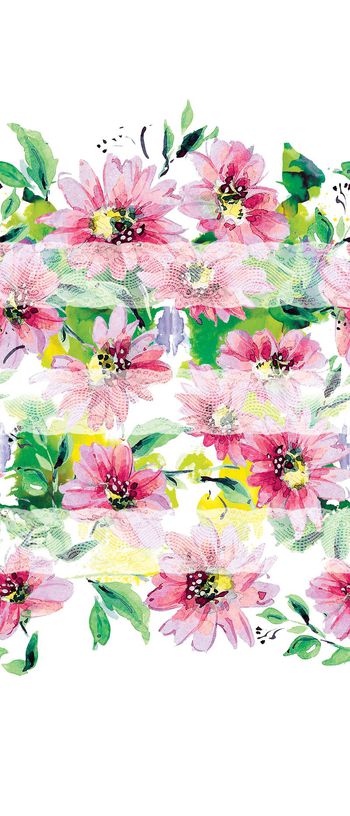 488087-原创定位条纹花卉