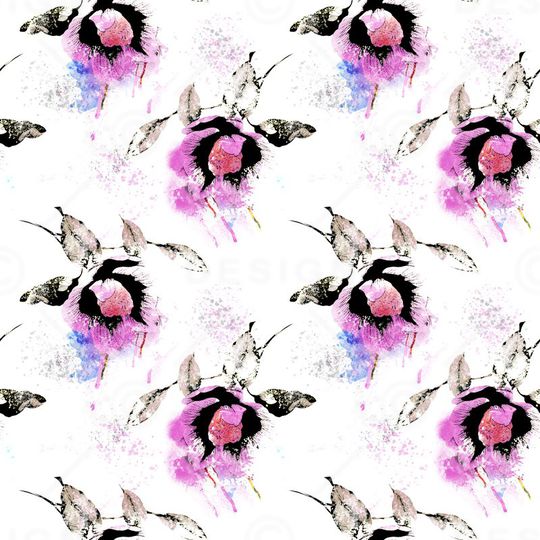 手绘印花华亿平台图片