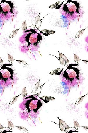 手绘印花华亿平台图片