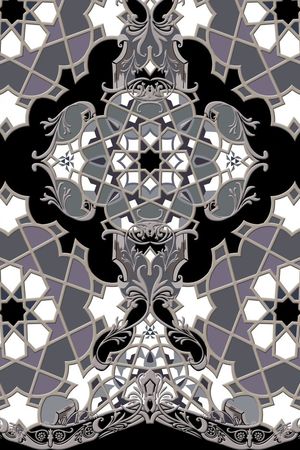 复古时尚印花华亿平台图片