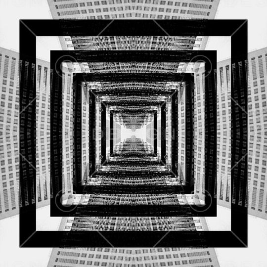 方形印花华亿平台图片