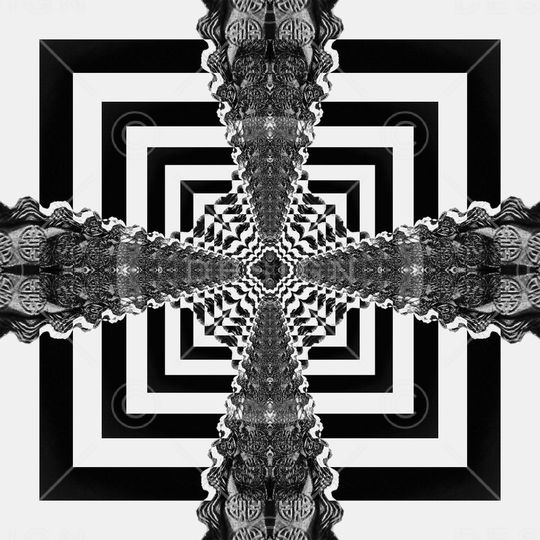 方形印花华亿平台图片