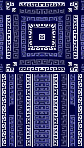 488266-几何民族花边女装连衣裙衬衣壁纸墙纸