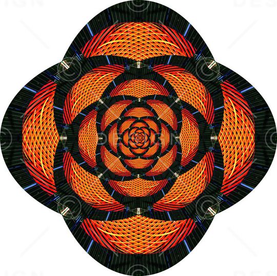 抽象印花华亿平台图片