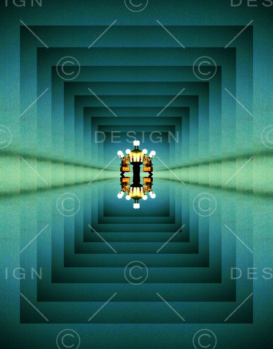 方形印花华亿平台图片