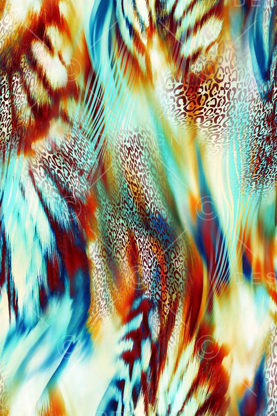 抽象印花华亿平台图片