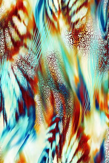 抽象印花华亿平台图片