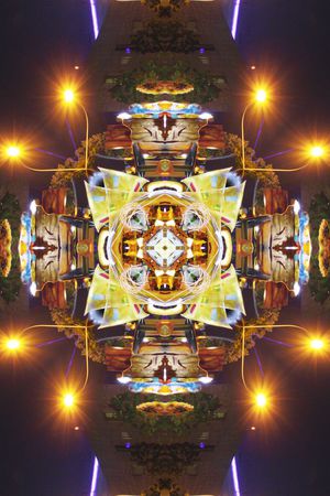 抽象印花华亿平台图片