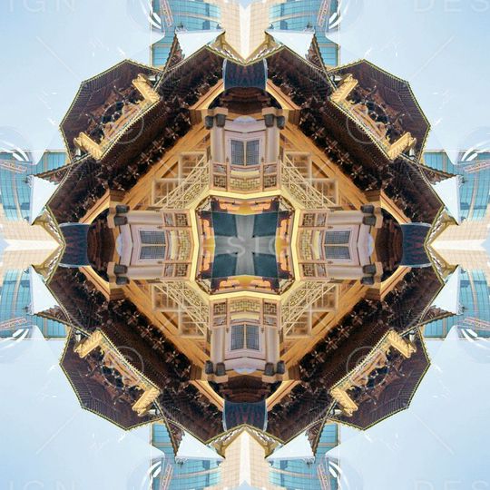 抽象印花华亿平台图片