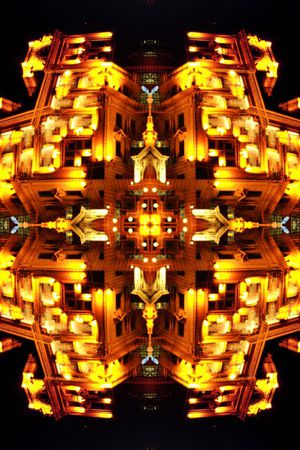 抽象印花华亿平台图片