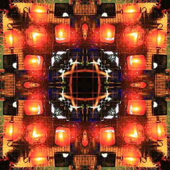 抽象印花华亿平台图片