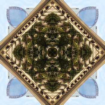 抽象印花华亿平台图片