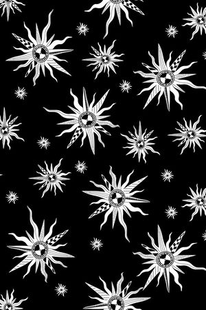 黑白花印花华亿平台图片