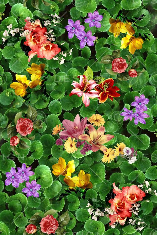 写实树叶印花华亿平台图片