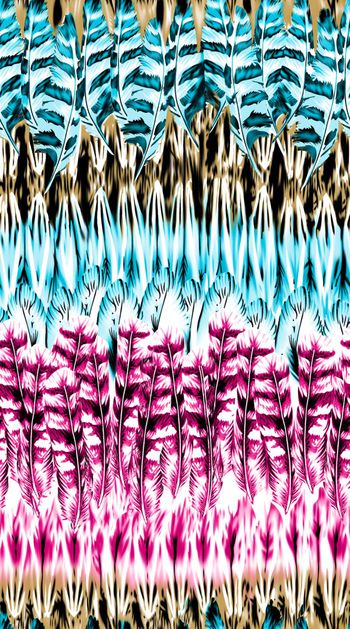 动物纹印花华亿平台图片