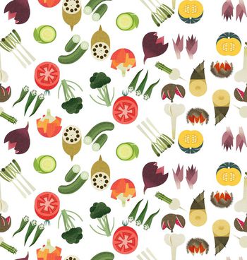 488719-复古蔬菜水彩大牌华亿平台B