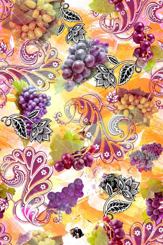 水果印花华亿平台图片