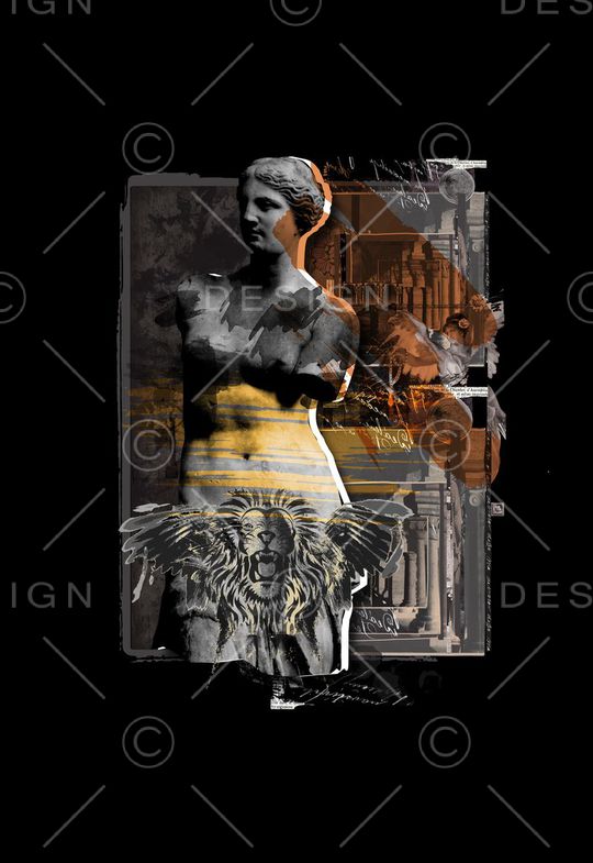 潮流时尚印花华亿平台图片