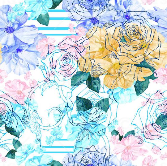 流行时尚印花华亿平台图片