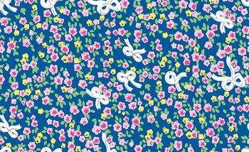 488844-原创花朵蝴蝶结小碎花