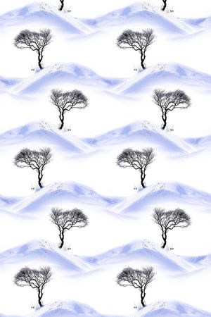 MAX-抽象自然风景印花华亿平台图片