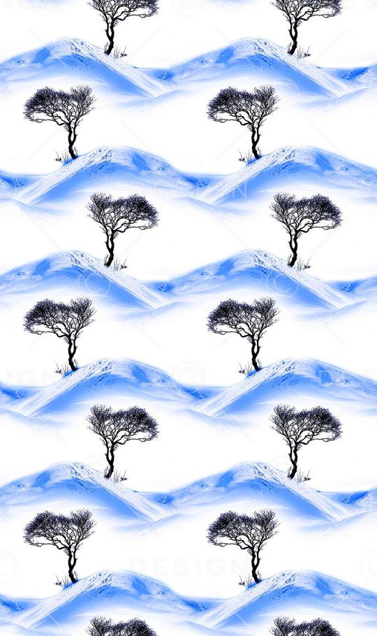 MAX-抽象自然风景印花华亿平台图片