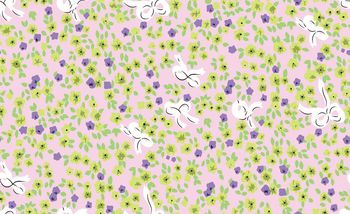 488859-原创花朵蝴蝶结小碎花