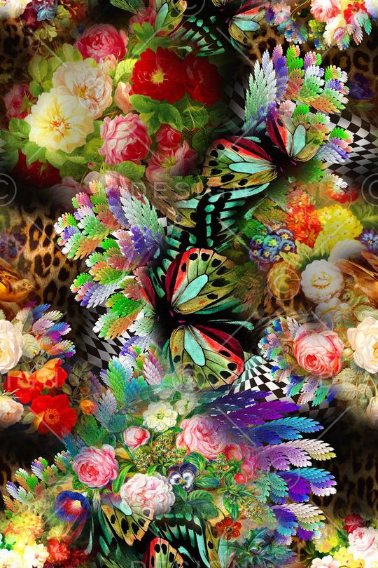 动物纹印花华亿平台图片