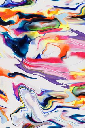 抽象几何印花华亿平台图片