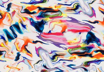 488890-抽象几何明艳色块凌乱线条纹路女装匹