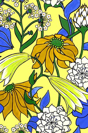 植物花卉系列印花华亿平台图片